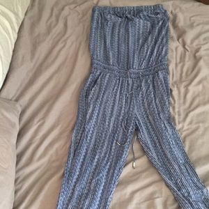 Long pants romper